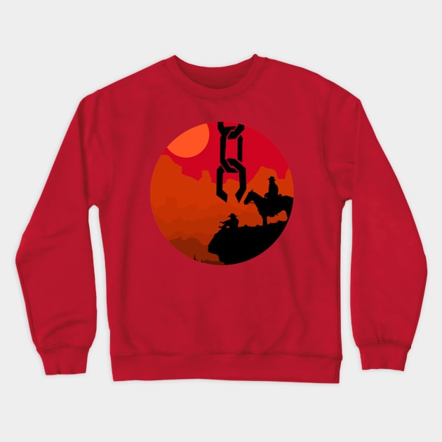 Django Unchained 02 Crewneck Sweatshirt by JorisLAQ